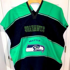 Seattle Seahawks Custom Made Poncho Zarape